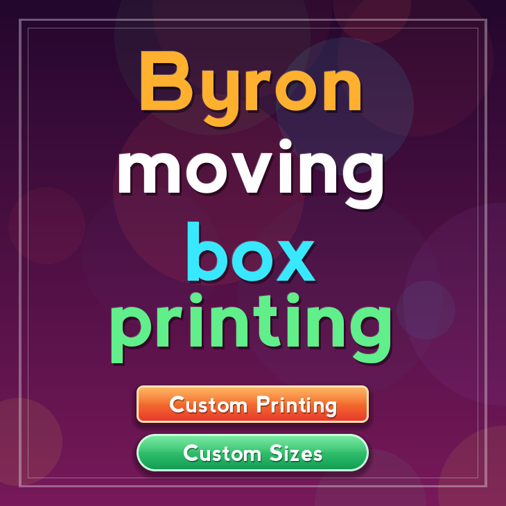 Byron moving box printing