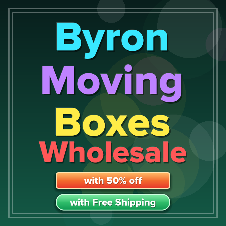 Byron moving boxes