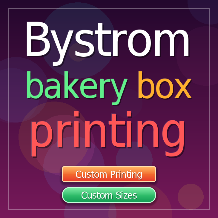 Bystrom bakery box printing