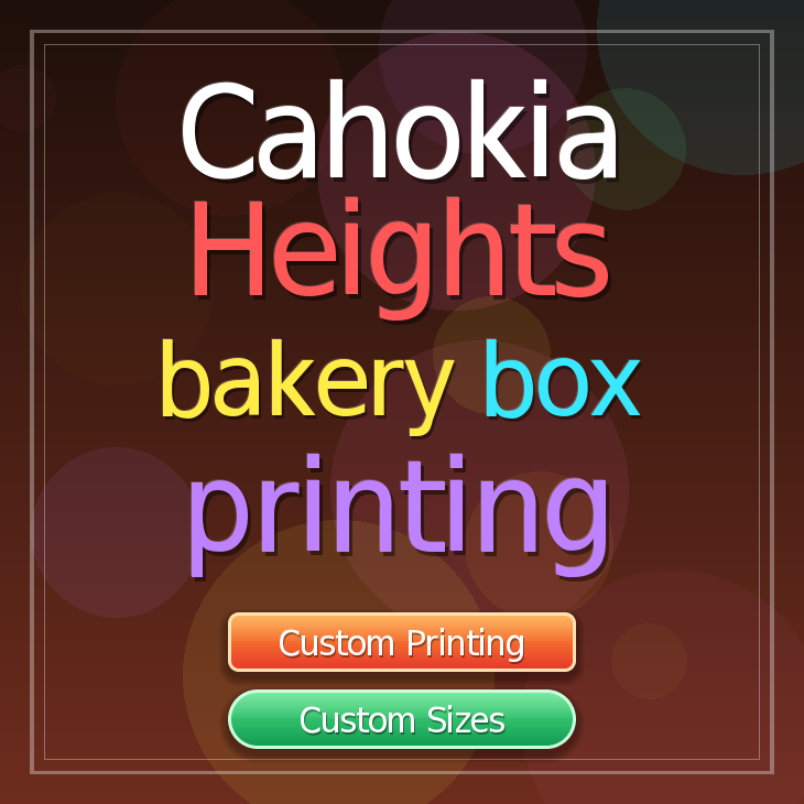 Cahokia Heights bakery box printing