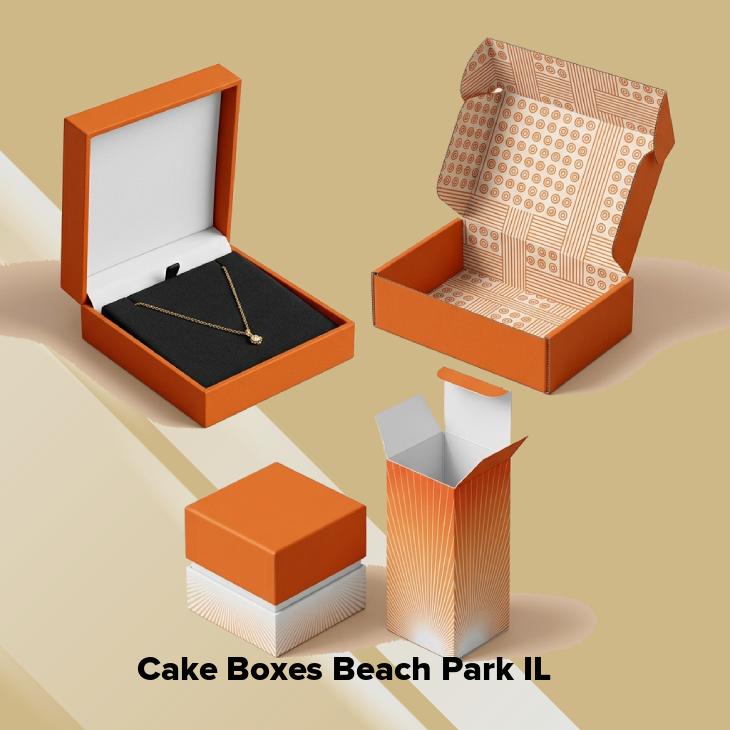 Cake boxes beach park il