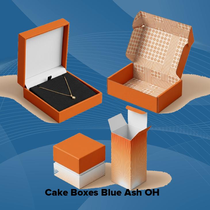 Cake boxes blue ash oh