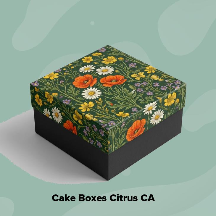 Cake boxes citrus ca