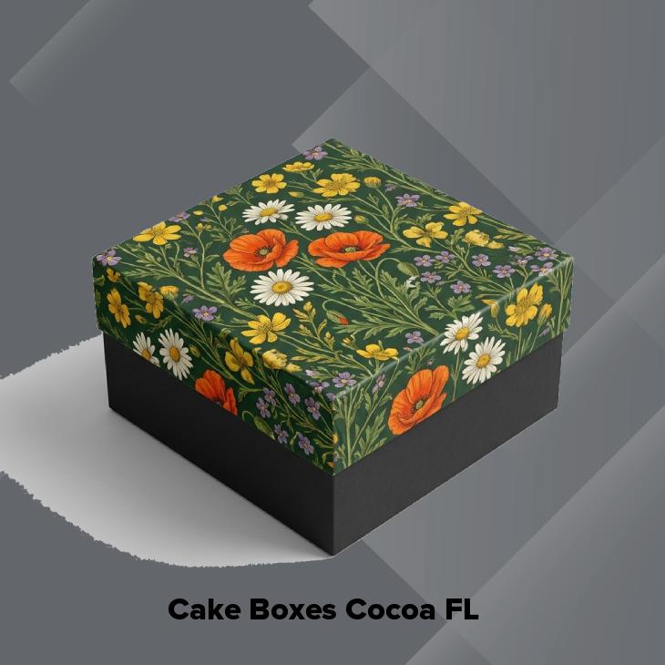 Cake boxes cocoa fl