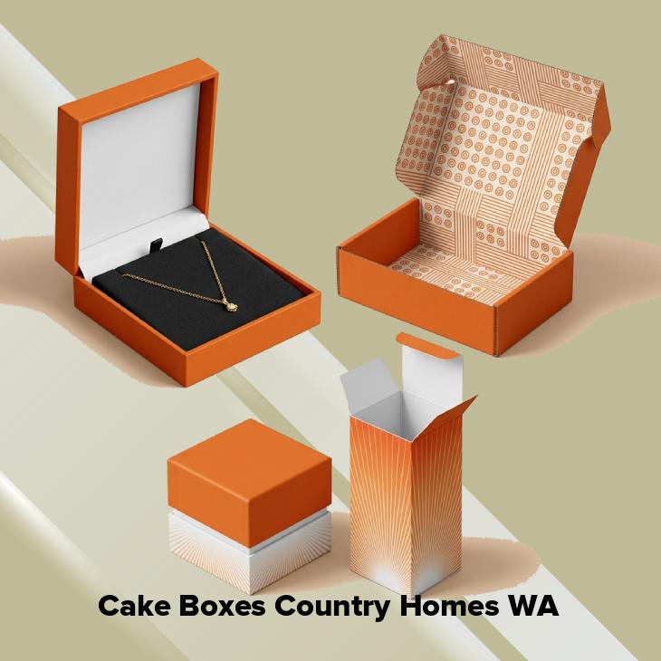 Cake boxes country homes wa
