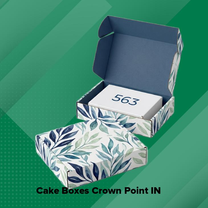 Cake boxes crown point in