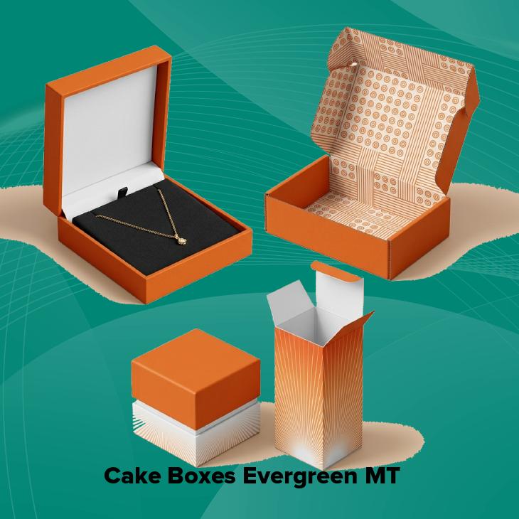 Cake boxes evergreen mt
