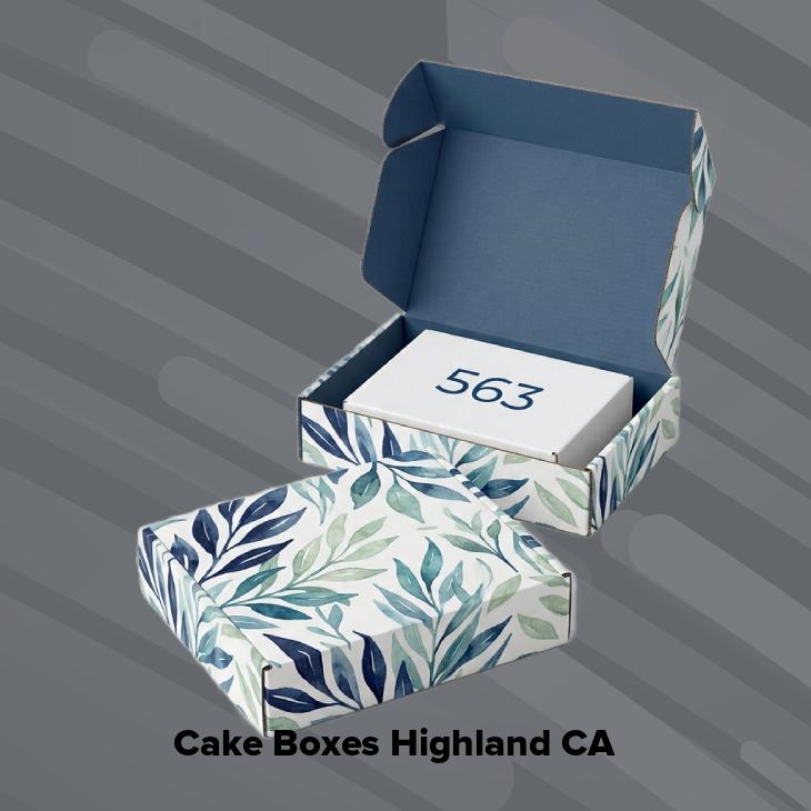 Cake boxes highland ca