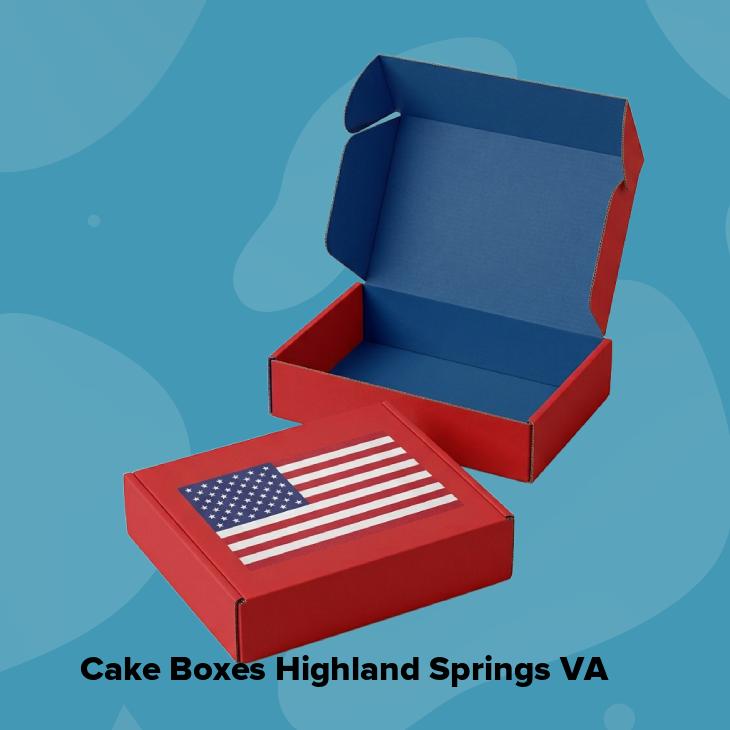 Cake boxes highland springs va