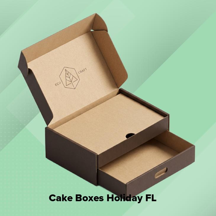 Cake boxes holiday fl