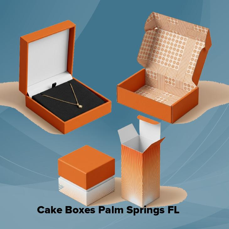 Cake boxes palm springs fl