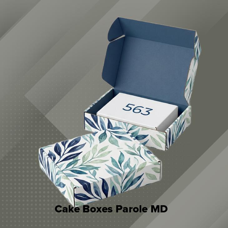 Cake boxes parole md