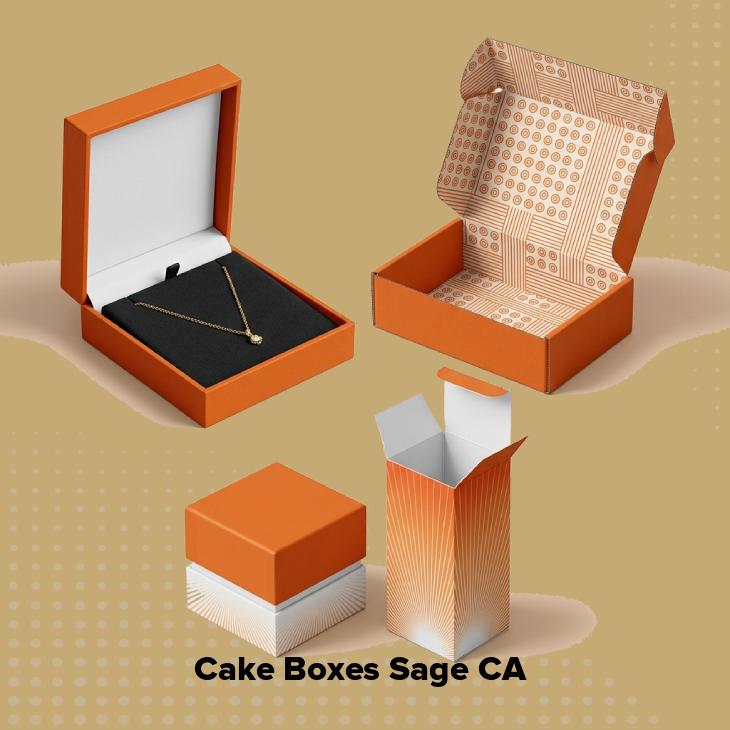 Cake boxes sage ca