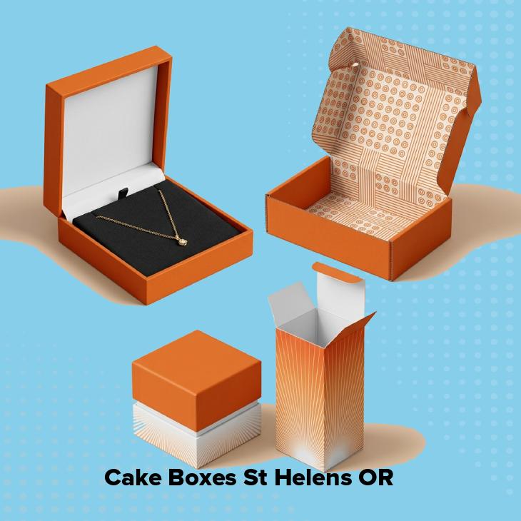 Cake boxes st helens or