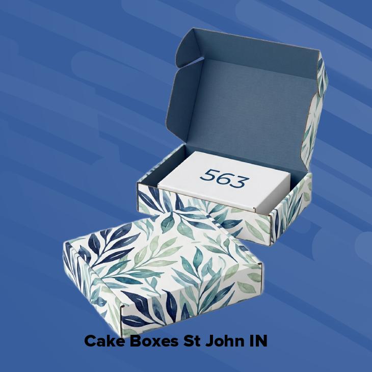 Cake boxes st john in