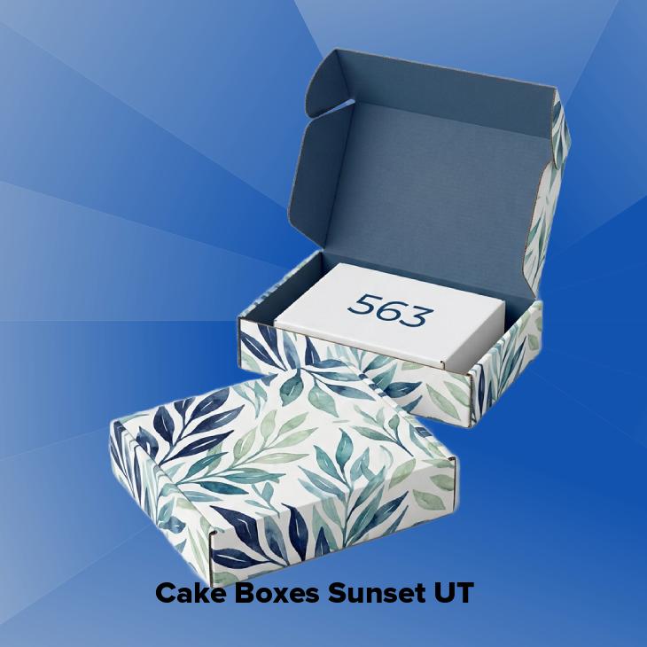 Cake boxes sunset ut