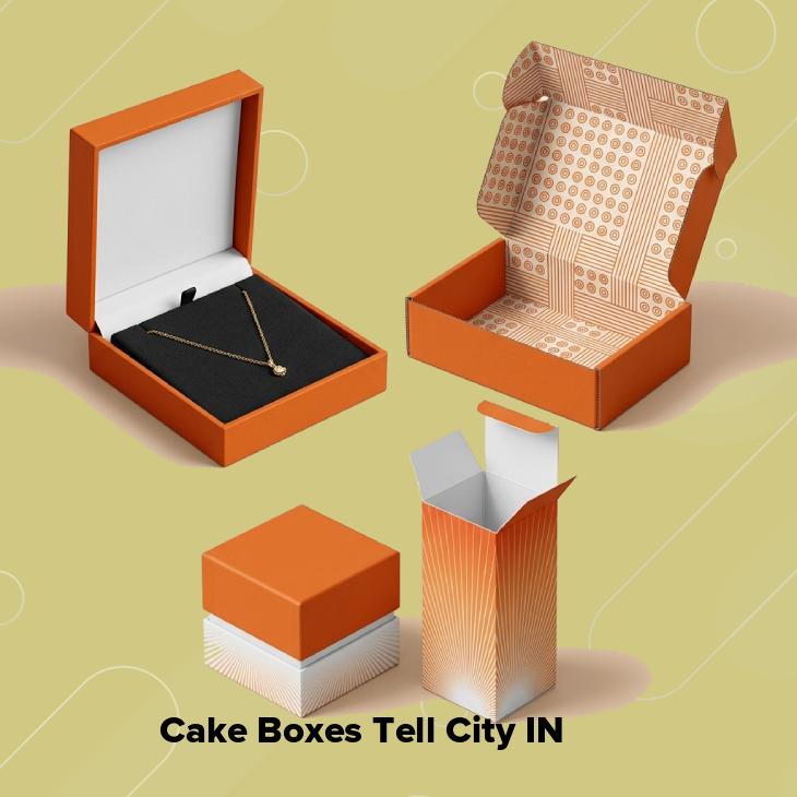 Cake boxes tell city in