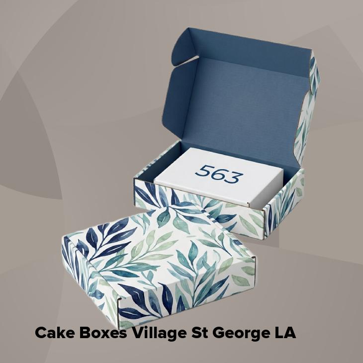Cake boxes village st george la