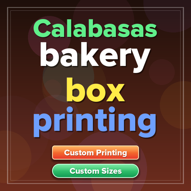 Calabasas bakery box printing