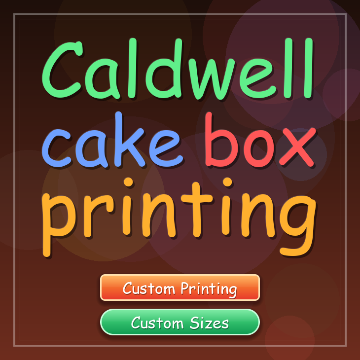 Caldwell cake box printing