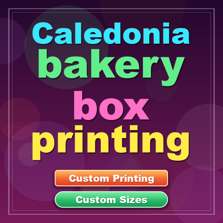 Caledonia bakery box printing