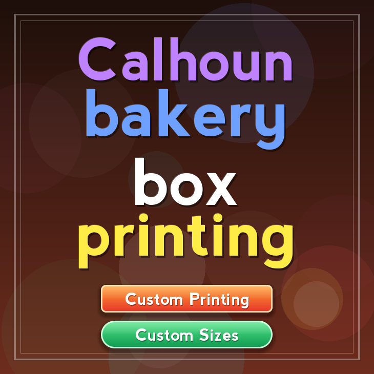 Calhoun bakery box printing