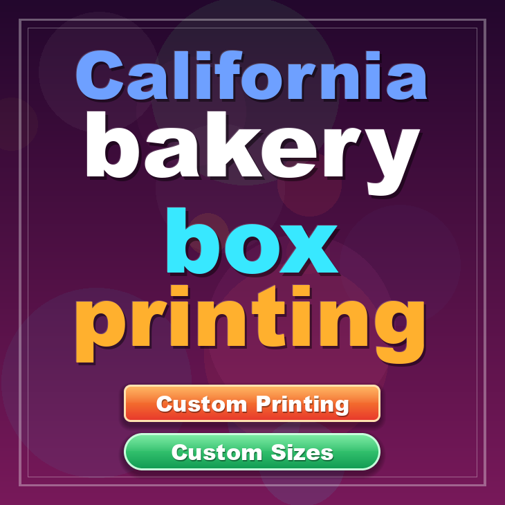 California bakery box printing