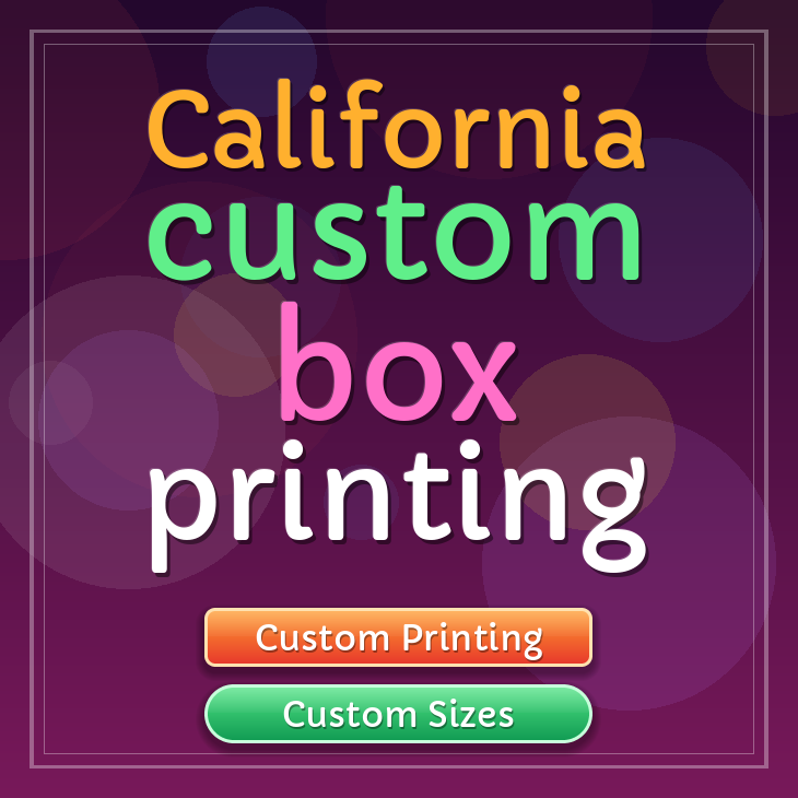 California custom box printing