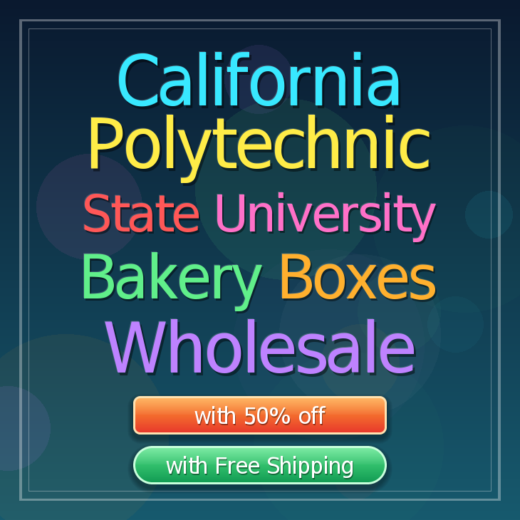California Polytechnic State University bakery boxes