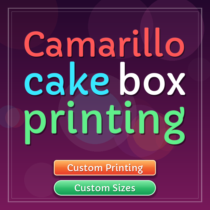 Camarillo cake box printing
