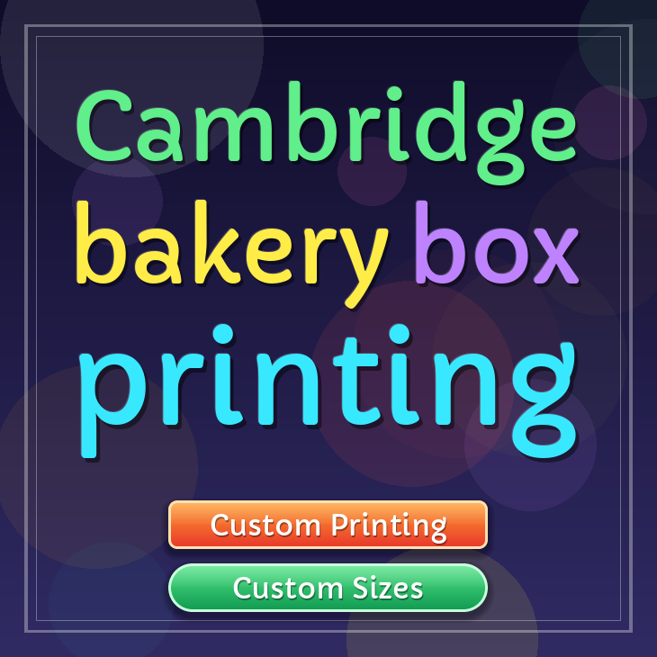 Cambridge bakery box printing