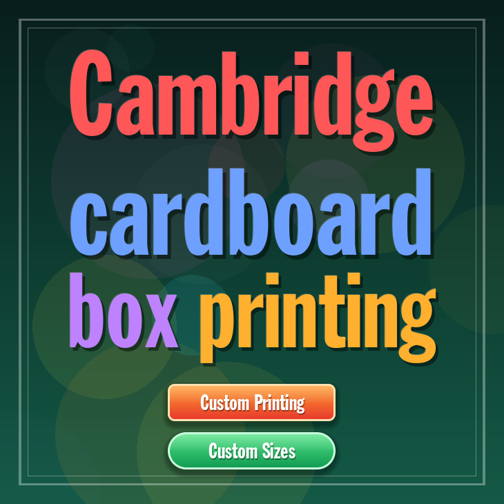 Cambridge cardboard box printing