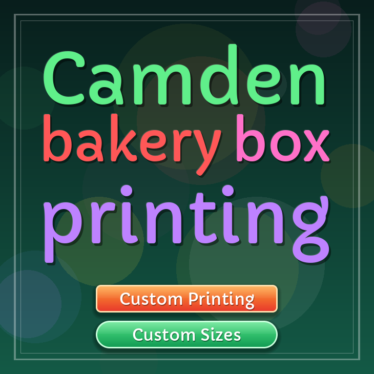 Camden bakery box printing