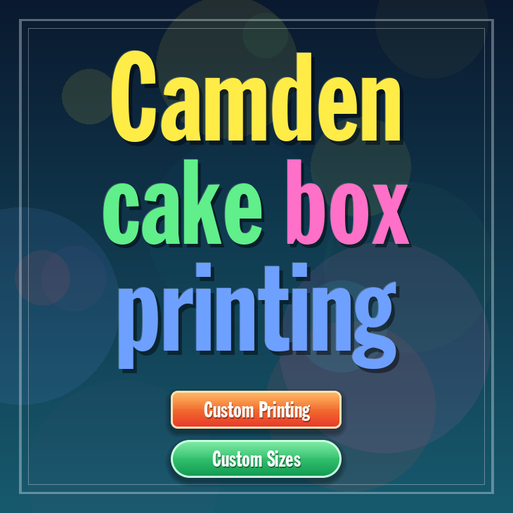 Camden cake box printing