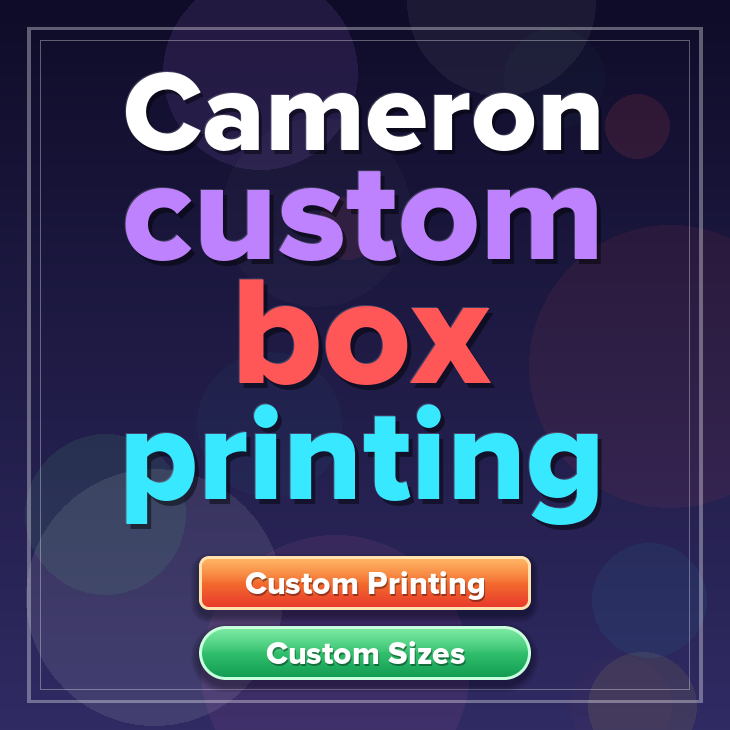 Cameron custom box printing