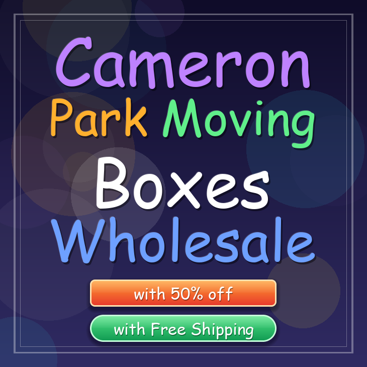Cameron Park moving boxes