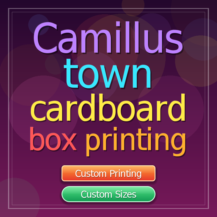 Camillus town cardboard box printing