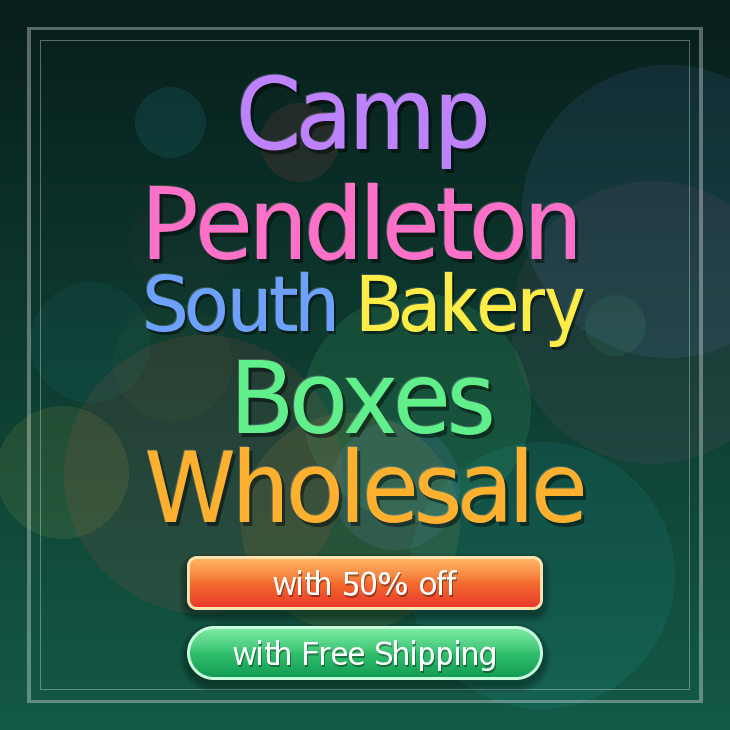 Camp Pendleton South bakery boxes