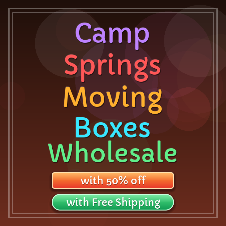 Camp Springs moving boxes