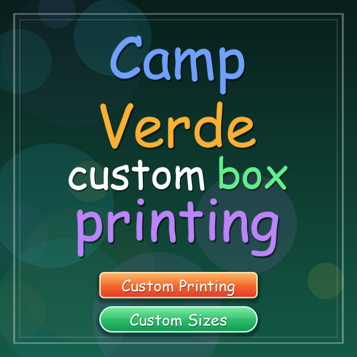 Camp Verde custom box printing