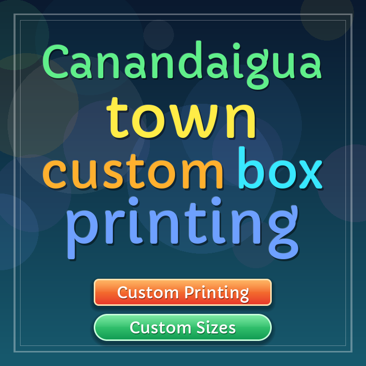 Canandaigua town custom box printing