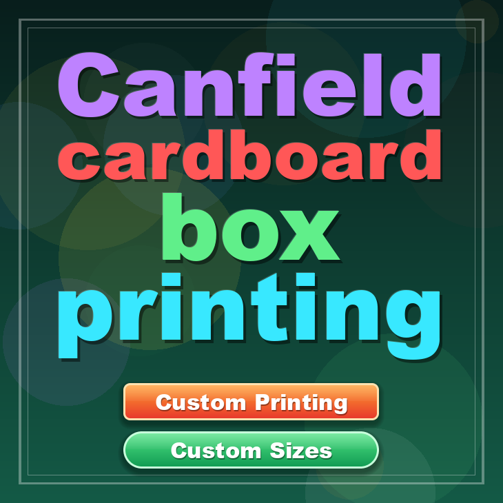 Canfield cardboard box printing