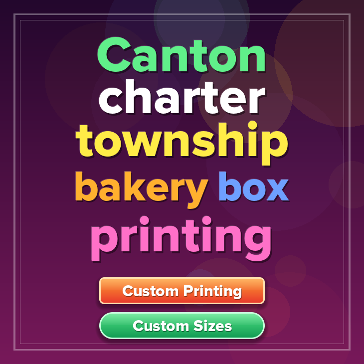 Canton Charter Township bakery box printing