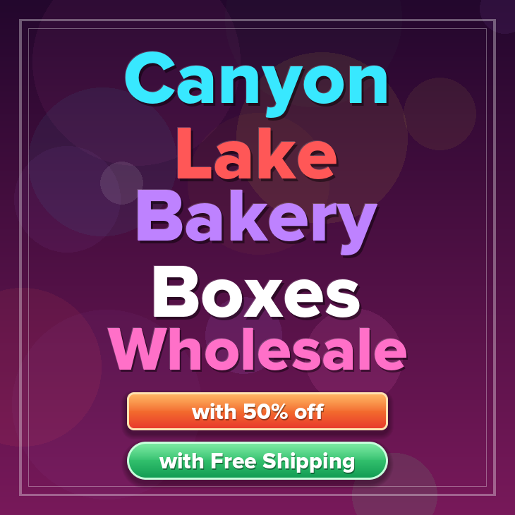 Canyon Lake bakery boxes