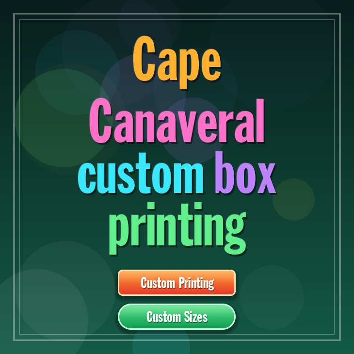 Cape Canaveral custom box printing