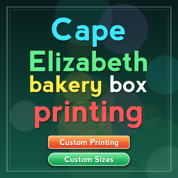 Cape Elizabeth bakery box printing
