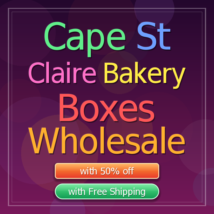 Cape St Claire bakery boxes