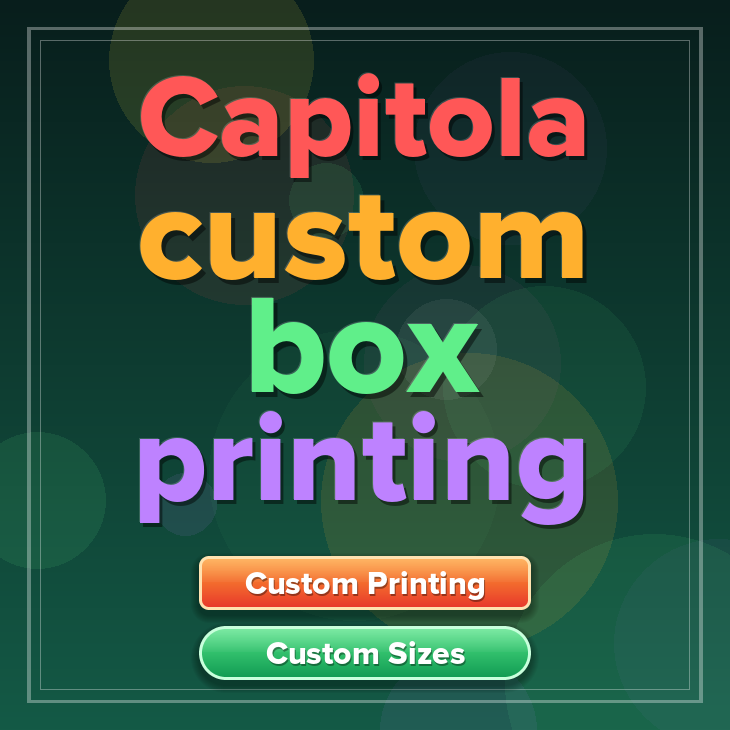 Capitola custom box printing