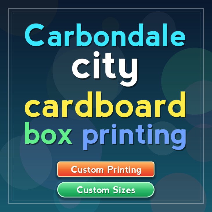 Carbondale city cardboard box printing