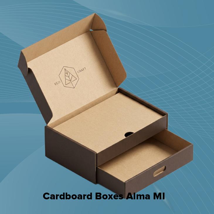 Cardboard boxes alma mi